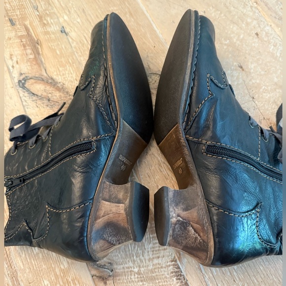 Rovers Steampunk Bohemian Leather lace up ankle boot 40 - Picture 5 of 9